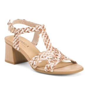 Carmela Women's Leather Braided Bands Sandals